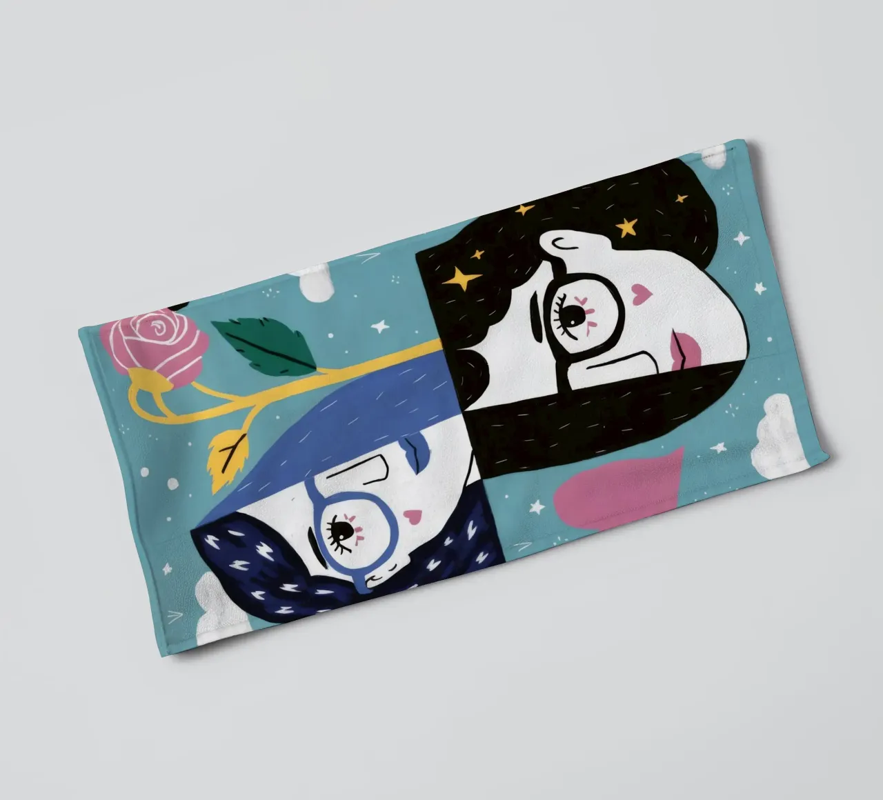 Paesaggio onirico celeste asciugamano da bagno da Twilight Muse