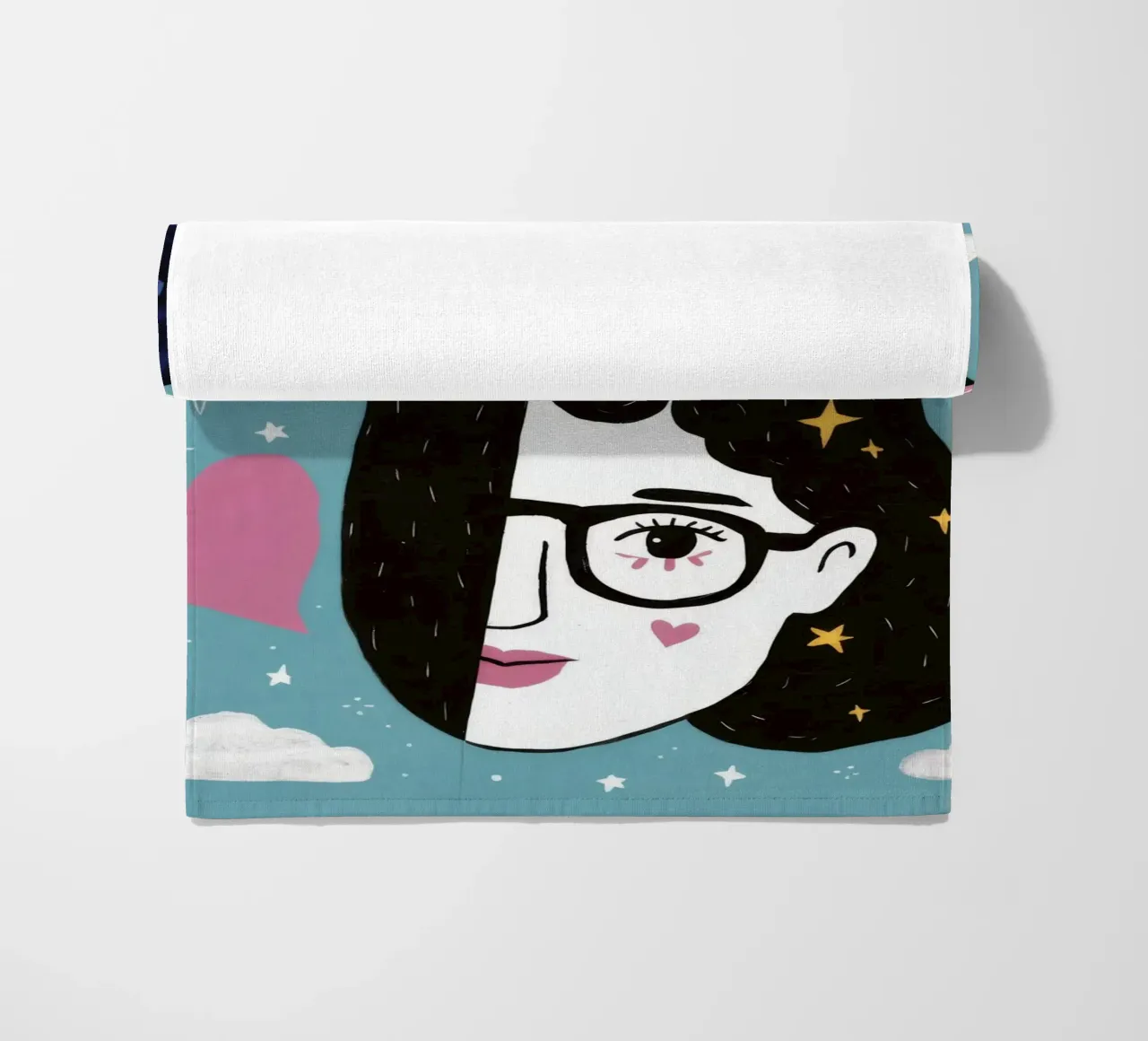 Paesaggio onirico celeste telo mare da Twilight Muse