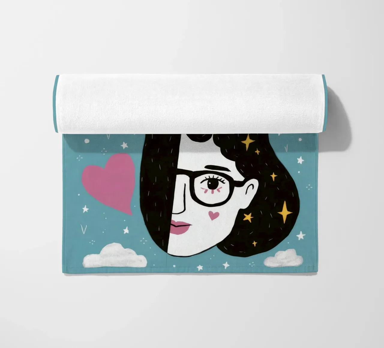 Paesaggio onirico celeste telo mare da Twilight Muse