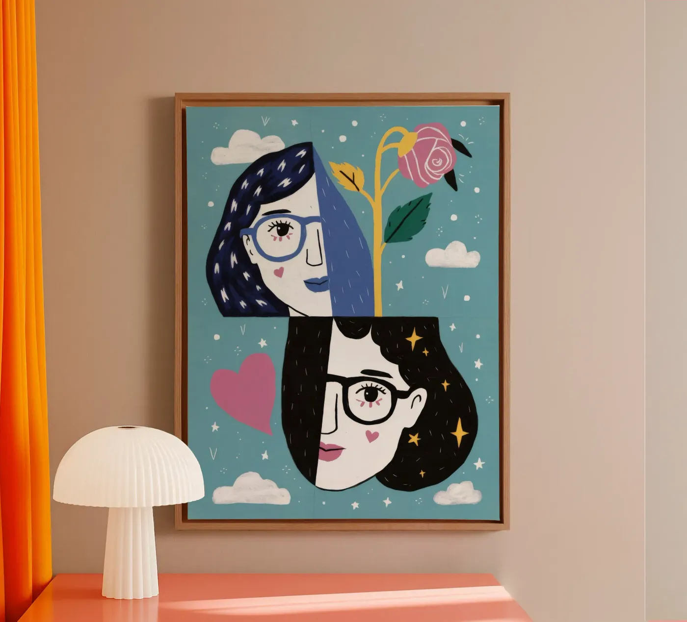 Celestial Dreamscape canvas by Twilight Muse