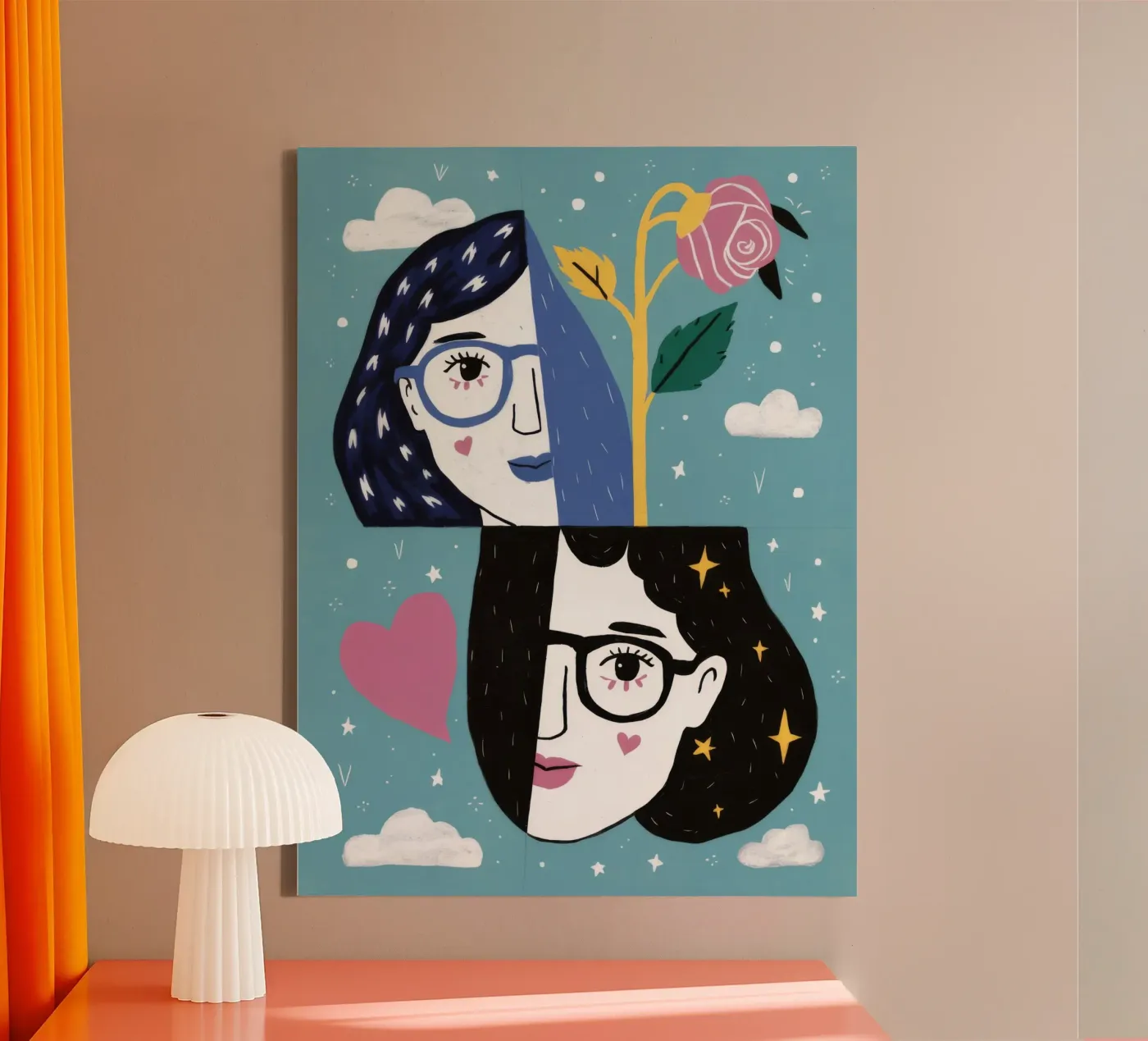 Celestial Dreamscape canvas by Twilight Muse