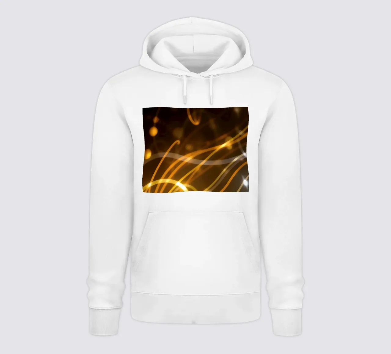 Dynamic abstract patterns of light and color atmosphere hoodie by DesignDoodle