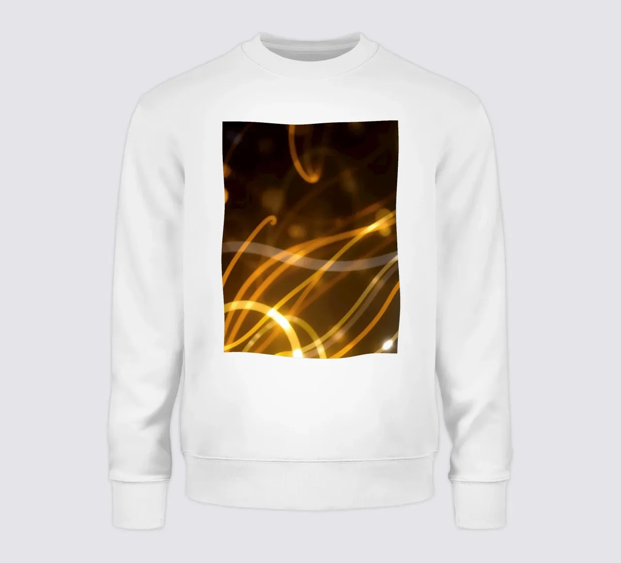 Dynamic abstract patterns of light and color atmosphere sweatshirt by DesignDoodle
