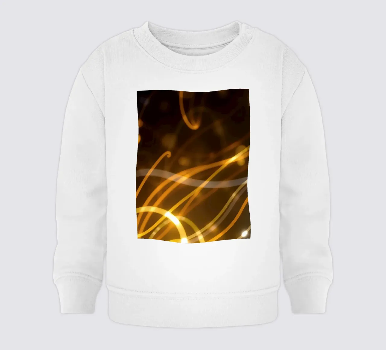 Dynamic abstract patterns of light and color atmosphere baby sweatshirt by DesignDoodle