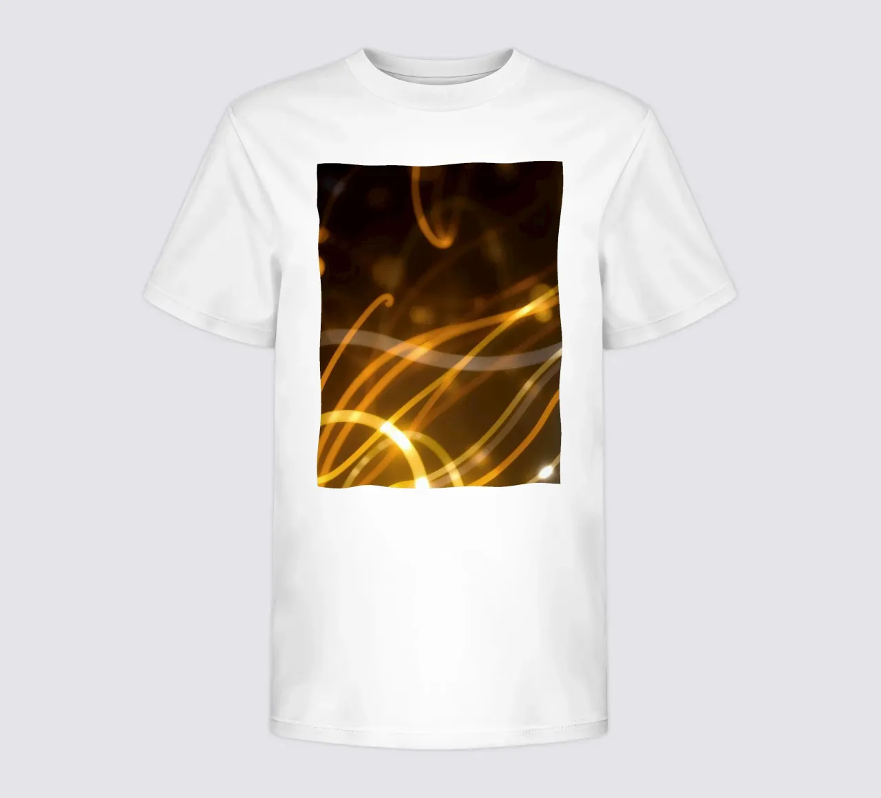 Dynamic abstract patterns of light and color atmosphere kids t-shirt by DesignDoodle