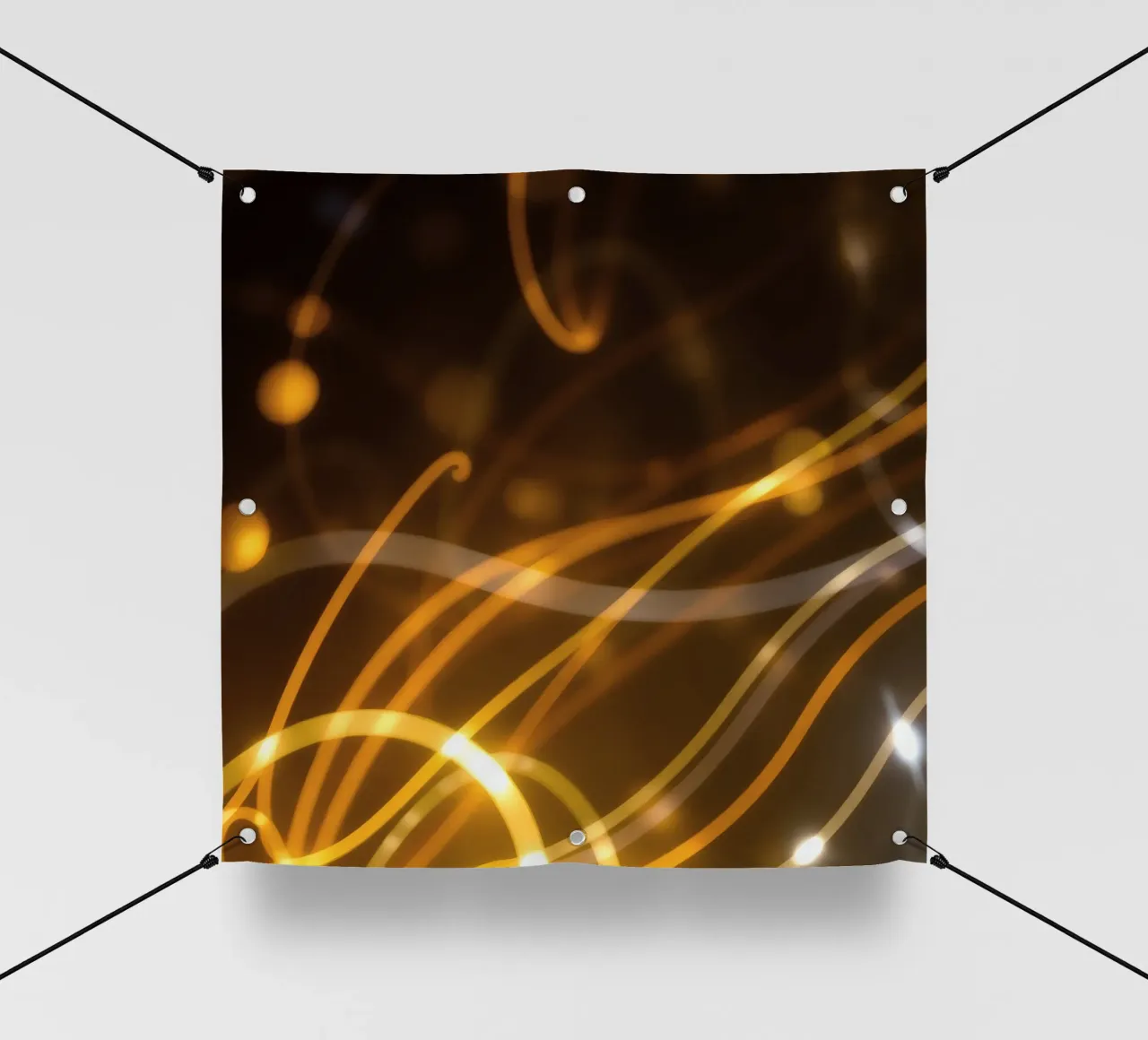 Modelli dinamici astratti di atmosfere di luce e colore telo in pvc da DesignDoodle