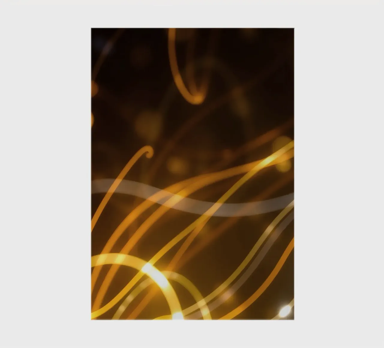 Dynamische abstracte patronen van licht en kleursfeer notitieboek van DesignDoodle