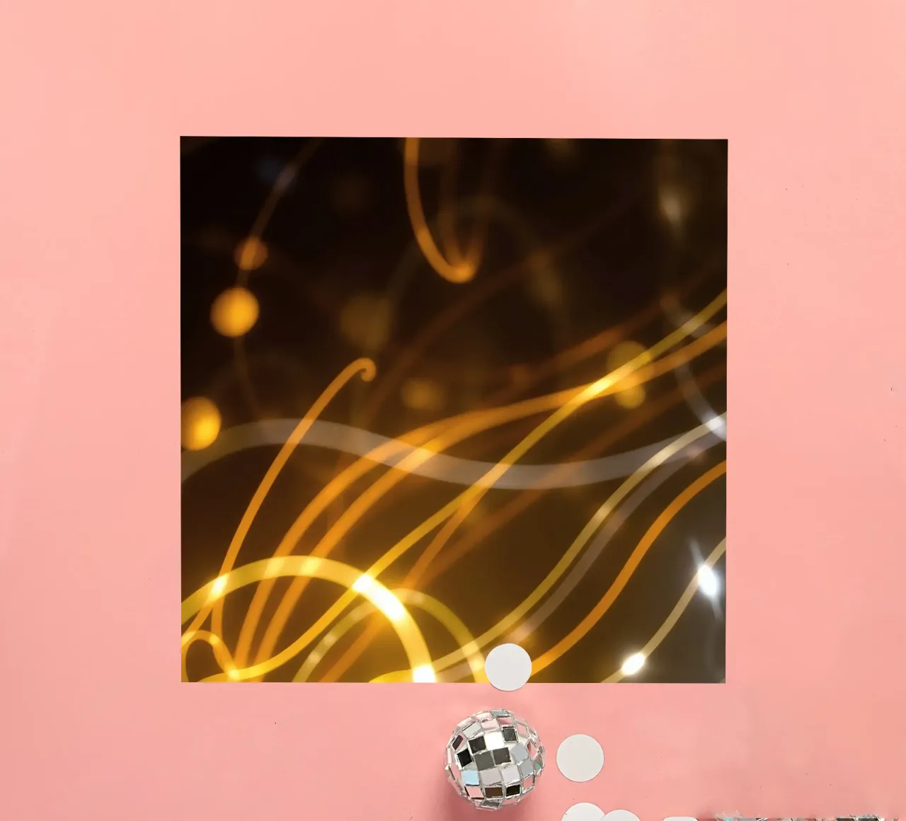 Modelli dinamici astratti di atmosfere di luce e colore adesivo da DesignDoodle