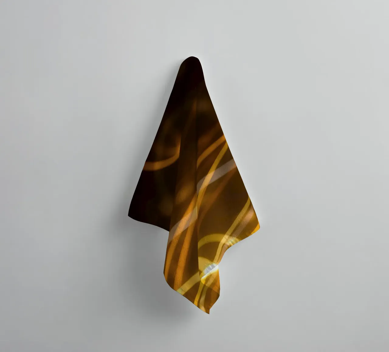 Dynamic abstract patterns of light and color atmosphere towel by DesignDoodle
