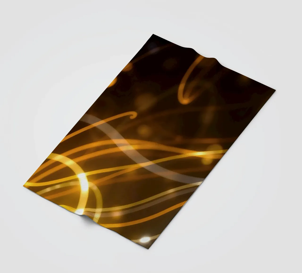 Dynamic abstract patterns of light and color atmosphere fleece blanket by DesignDoodle