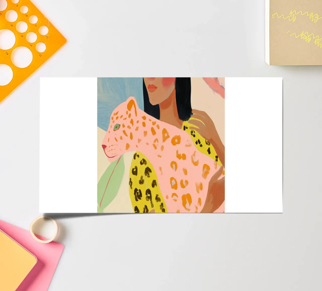 Animal Print, Cheetah Print, Abstract Colourful Art sticker sheet by Boheme