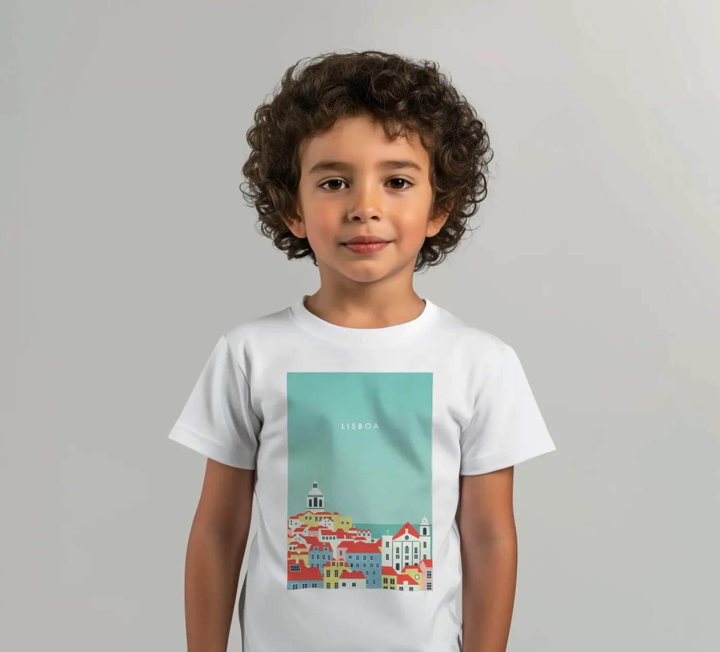 Lisboa t-shirt bambini da Katinka Reinke