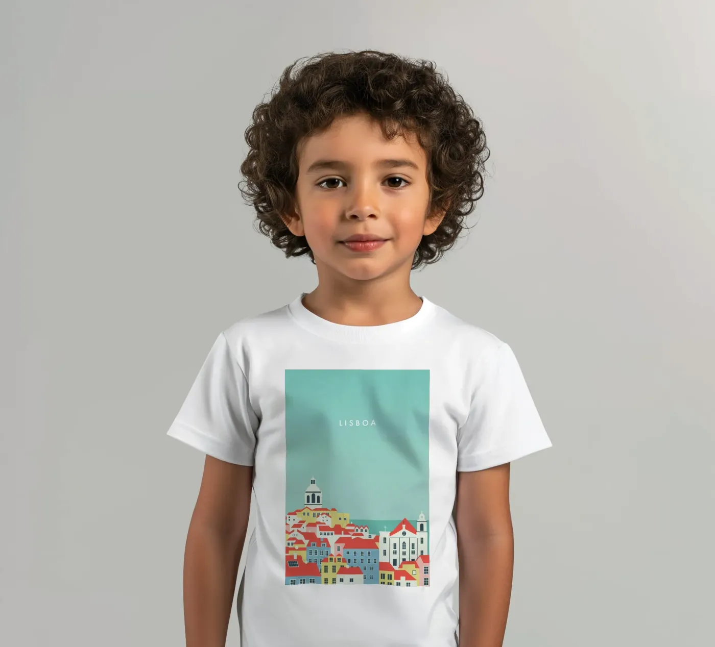 Lisboa t-shirt bambini da Katinka Reinke
