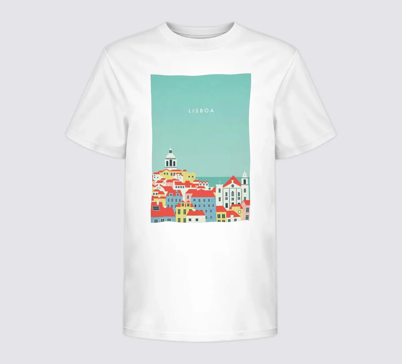 Lisboa t-shirt bambini da Katinka Reinke