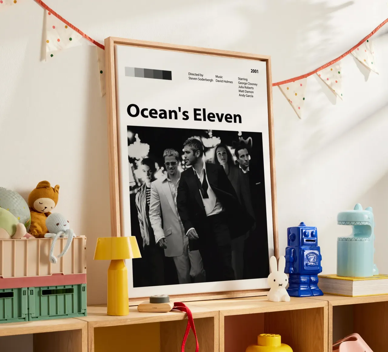 Ocean's Eleven canvas by 🎞 The Movie Wall