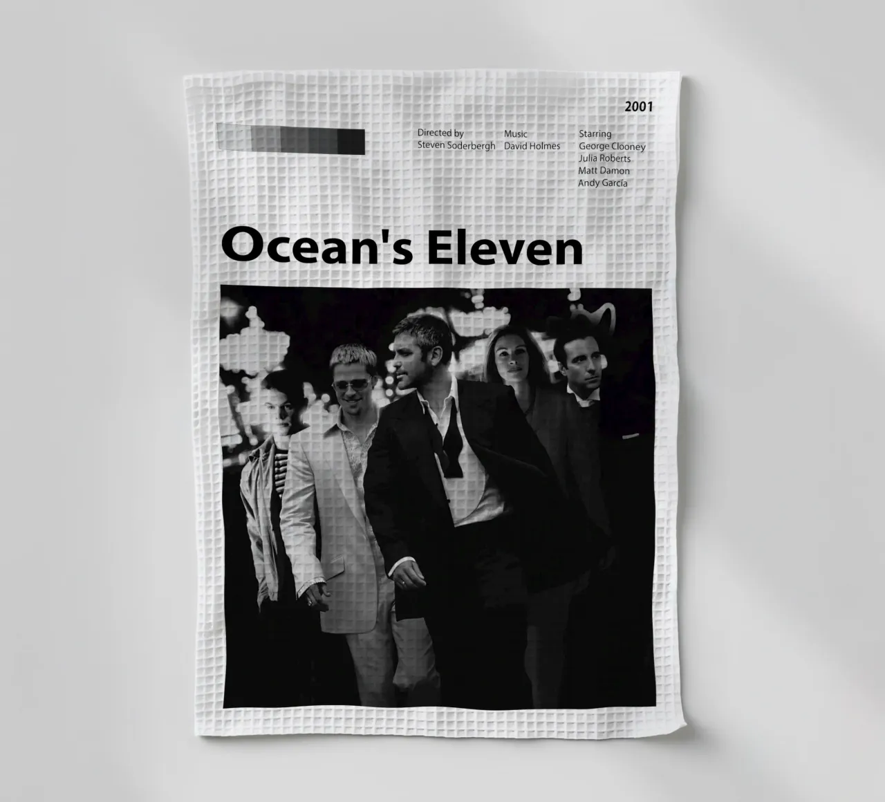 De elfde oceaan theedoek van 🎞 The Movie Wall