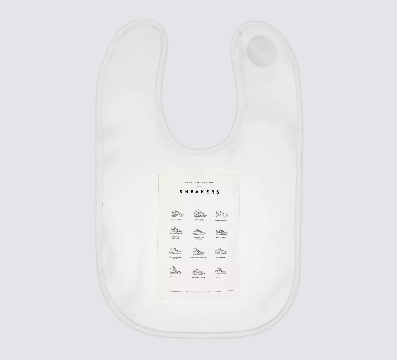 Sneaker Chart 2 bavaglino da daylight design studio