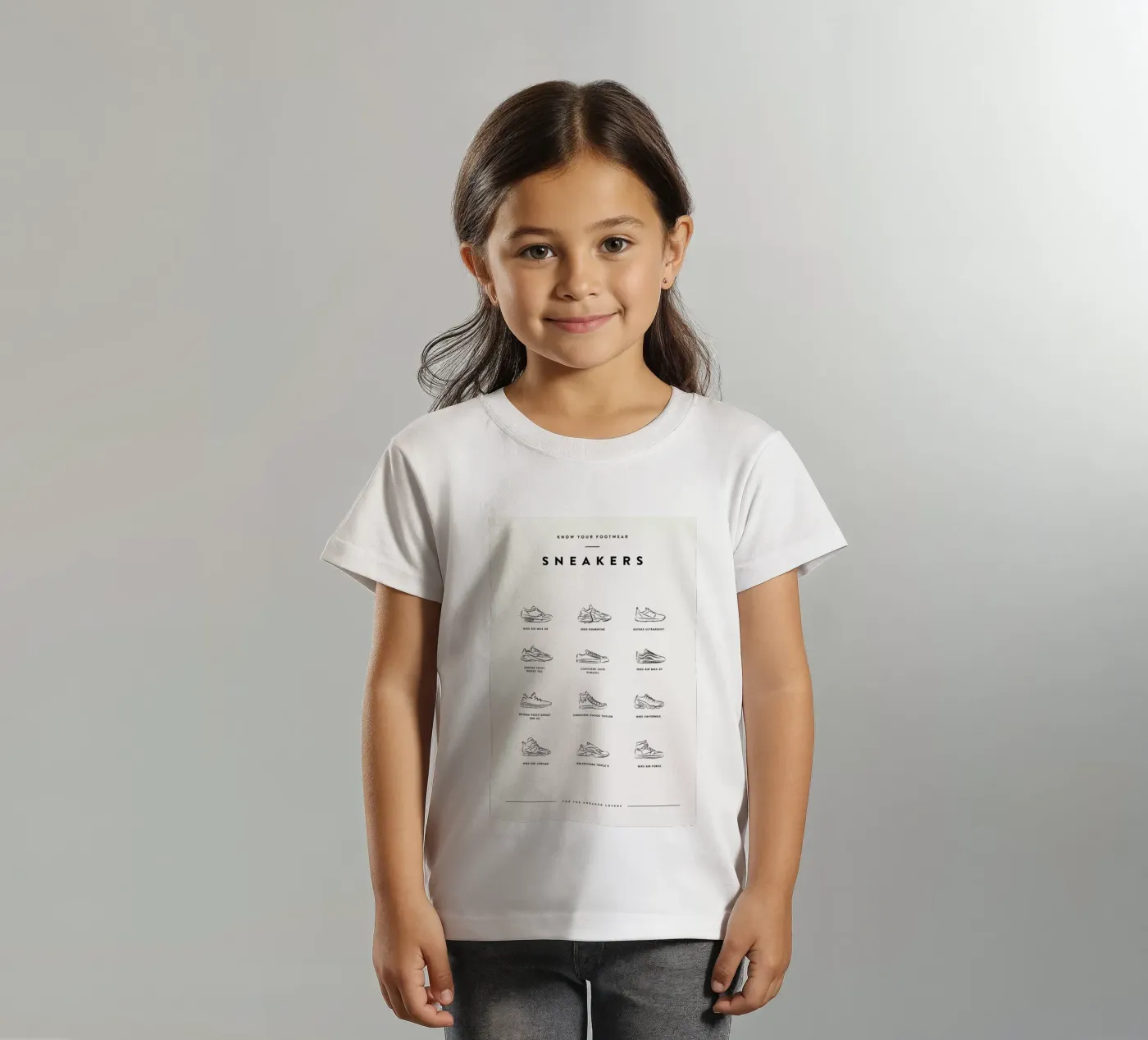 Sneaker Chart 2 t-shirt bambini da daylight design studio