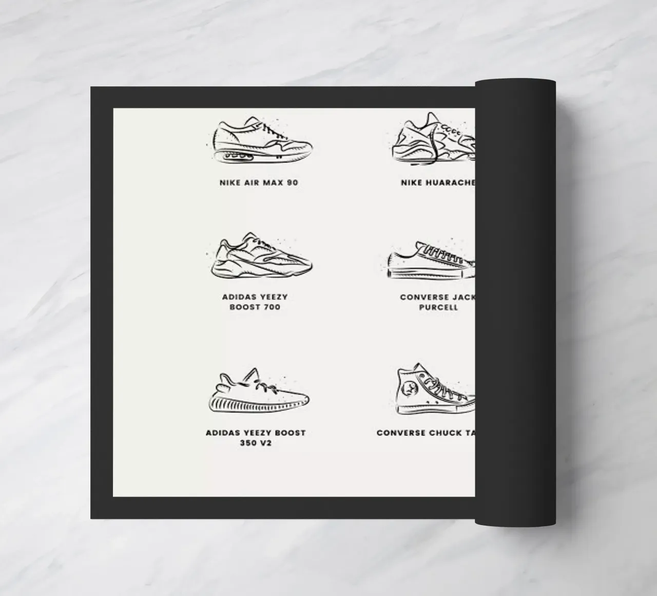 Sneaker Chart 2 zerbino da daylight design studio