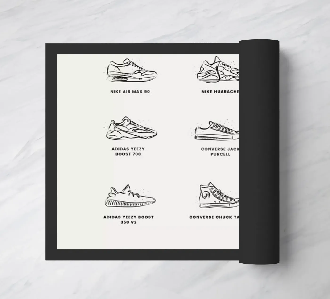 Sneaker Chart 2 zerbino da daylight design studio