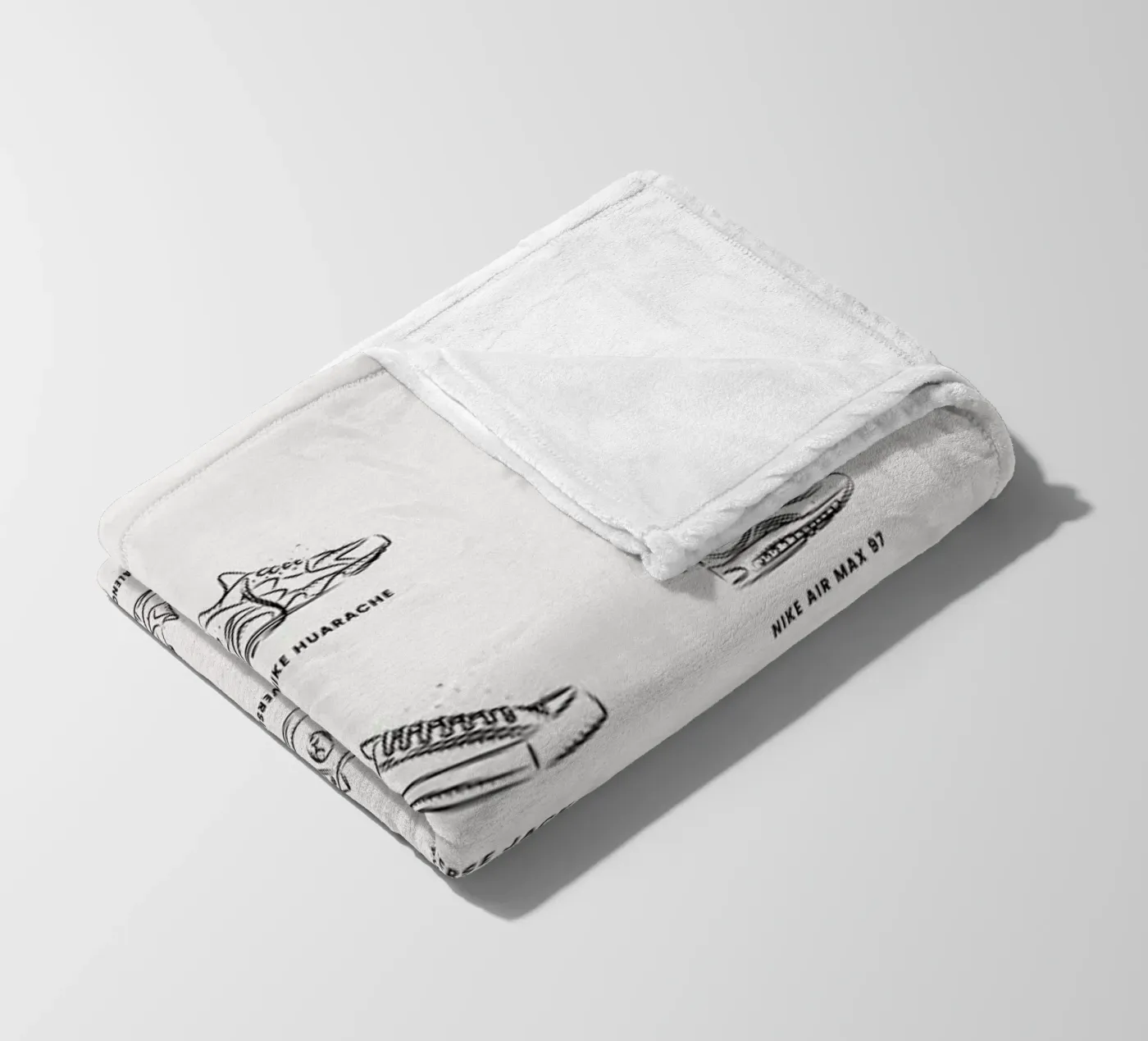 Sneaker Chart 2 fleecedeken van daylight design studio