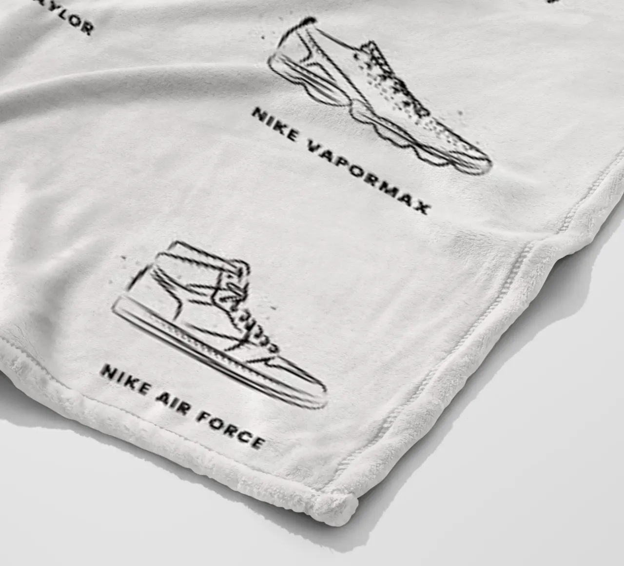 Sneaker Chart 2 Fleecedecke von daylight design studio