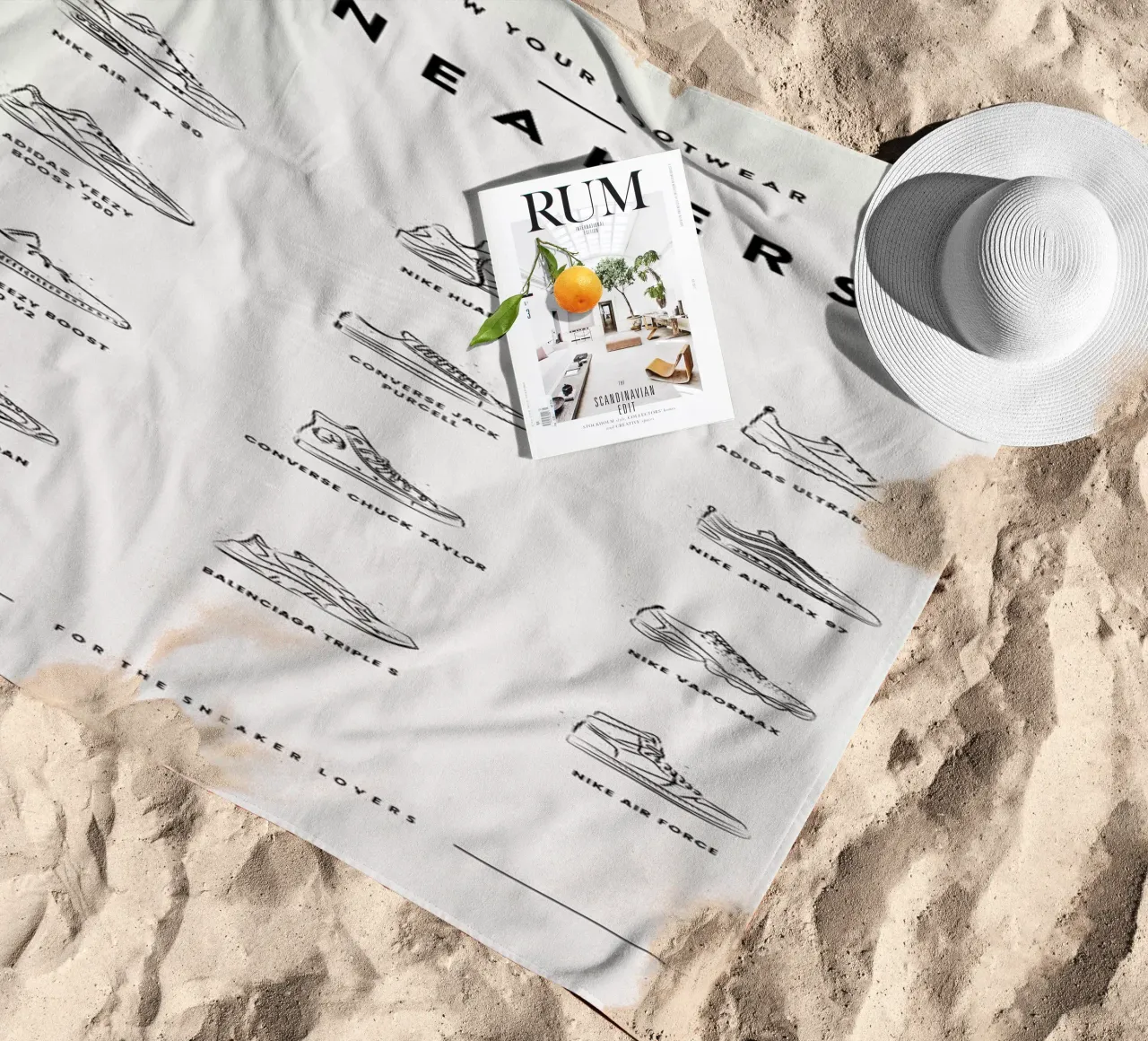 Sneaker Chart 2 telo mare da daylight design studio