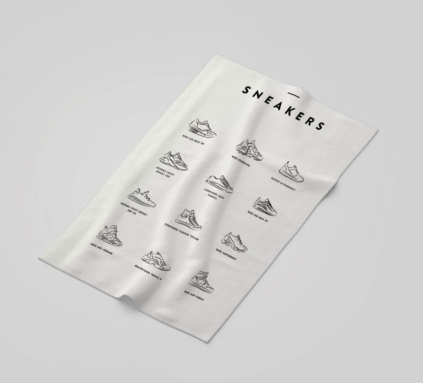 Sneaker Chart 2 telo mare da daylight design studio