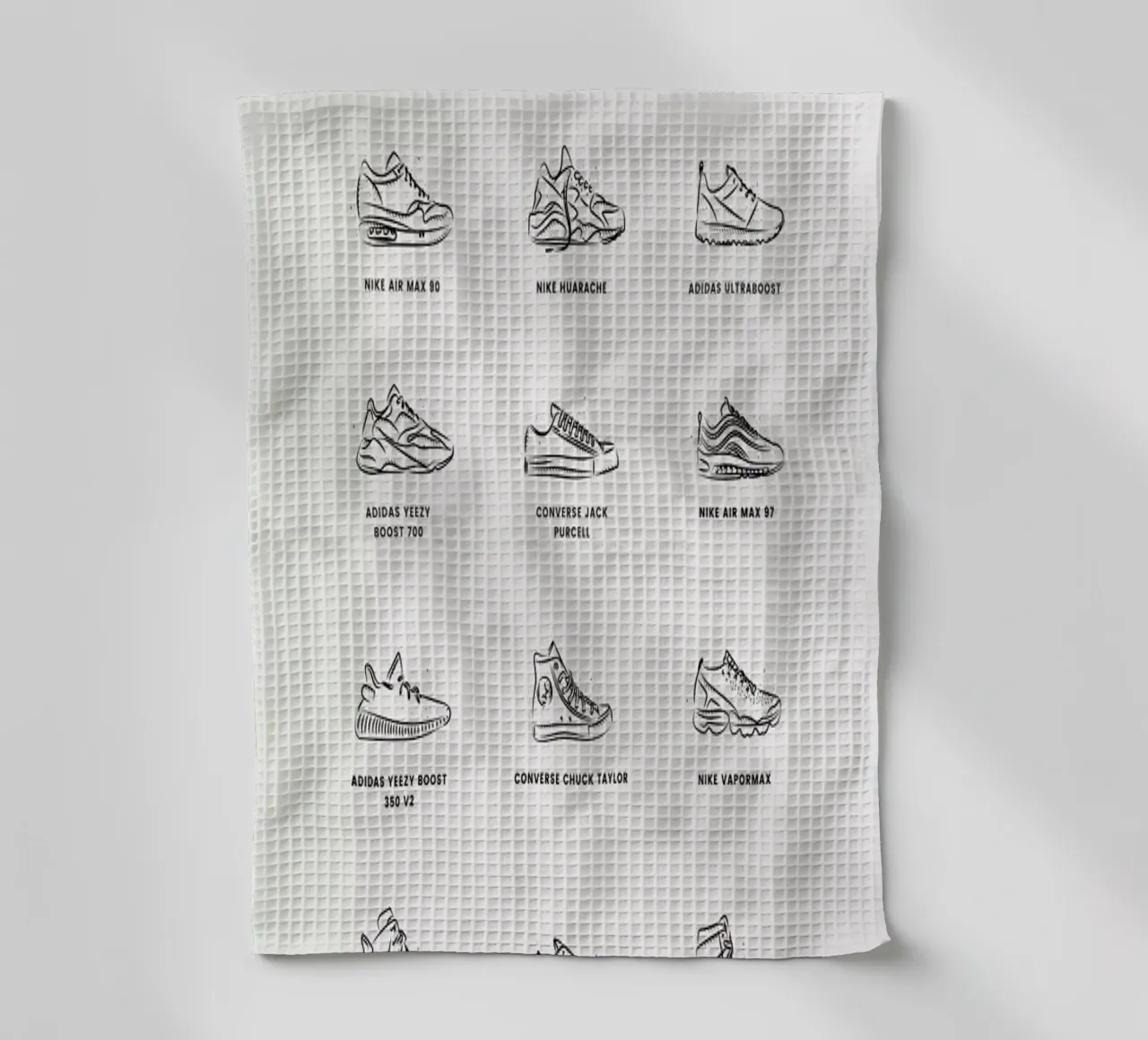 Sneaker Chart 2 canovaccio da cucina da daylight design studio