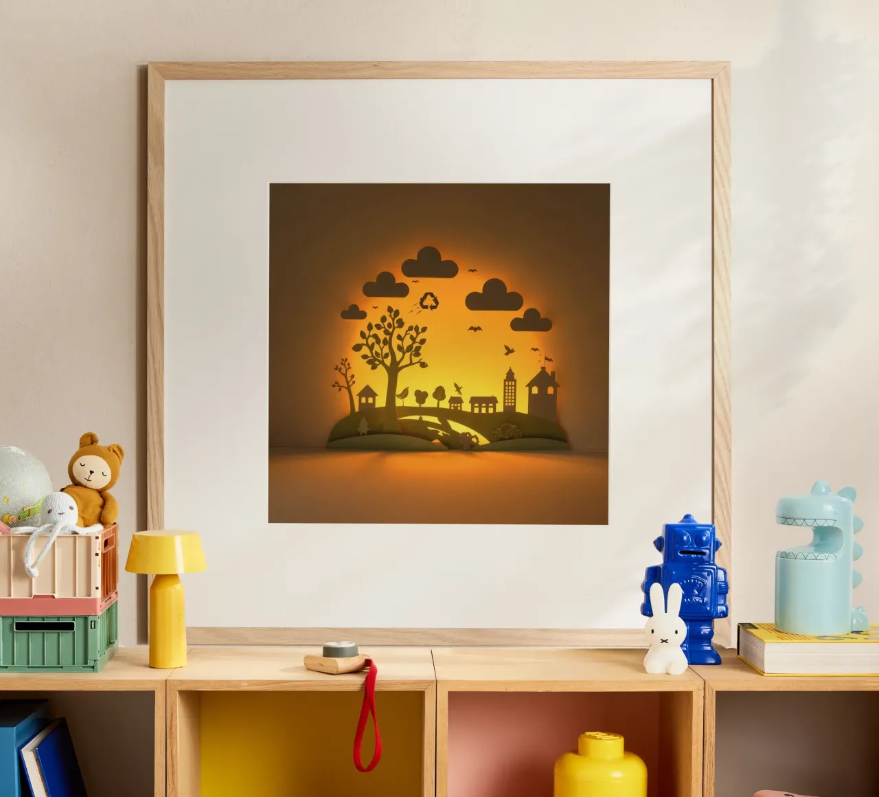 L'art du papier créatif met en scène une scène champêtre paisible hahnemühle de DesignDoodle