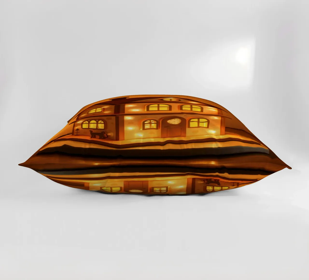Lampada decorativa in legno con luci calde cuscino da DesignDoodle