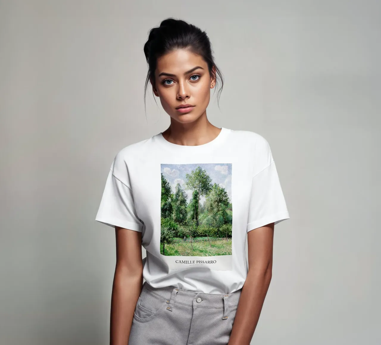 Pissarro - Poplars, Éragny t-shirt da Vintage by JUNIQE