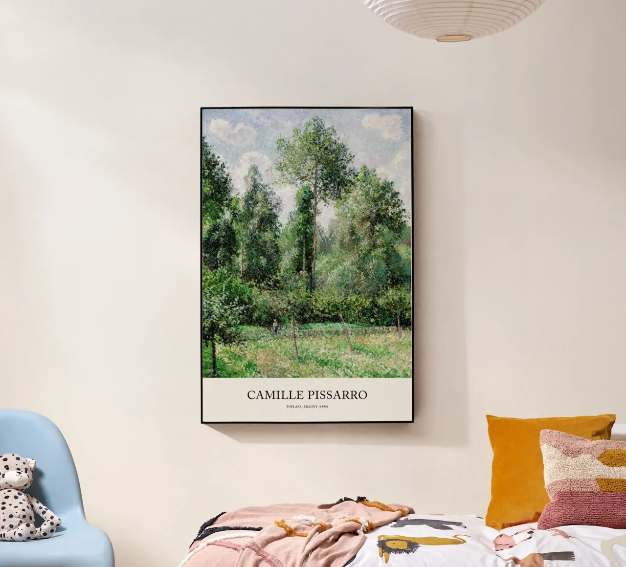 Pissarro - Poplars, Éragny plexiglass da Vintage by JUNIQE