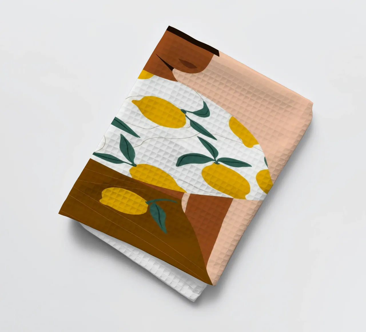 Botanische rust theedoek van Twilight Muse