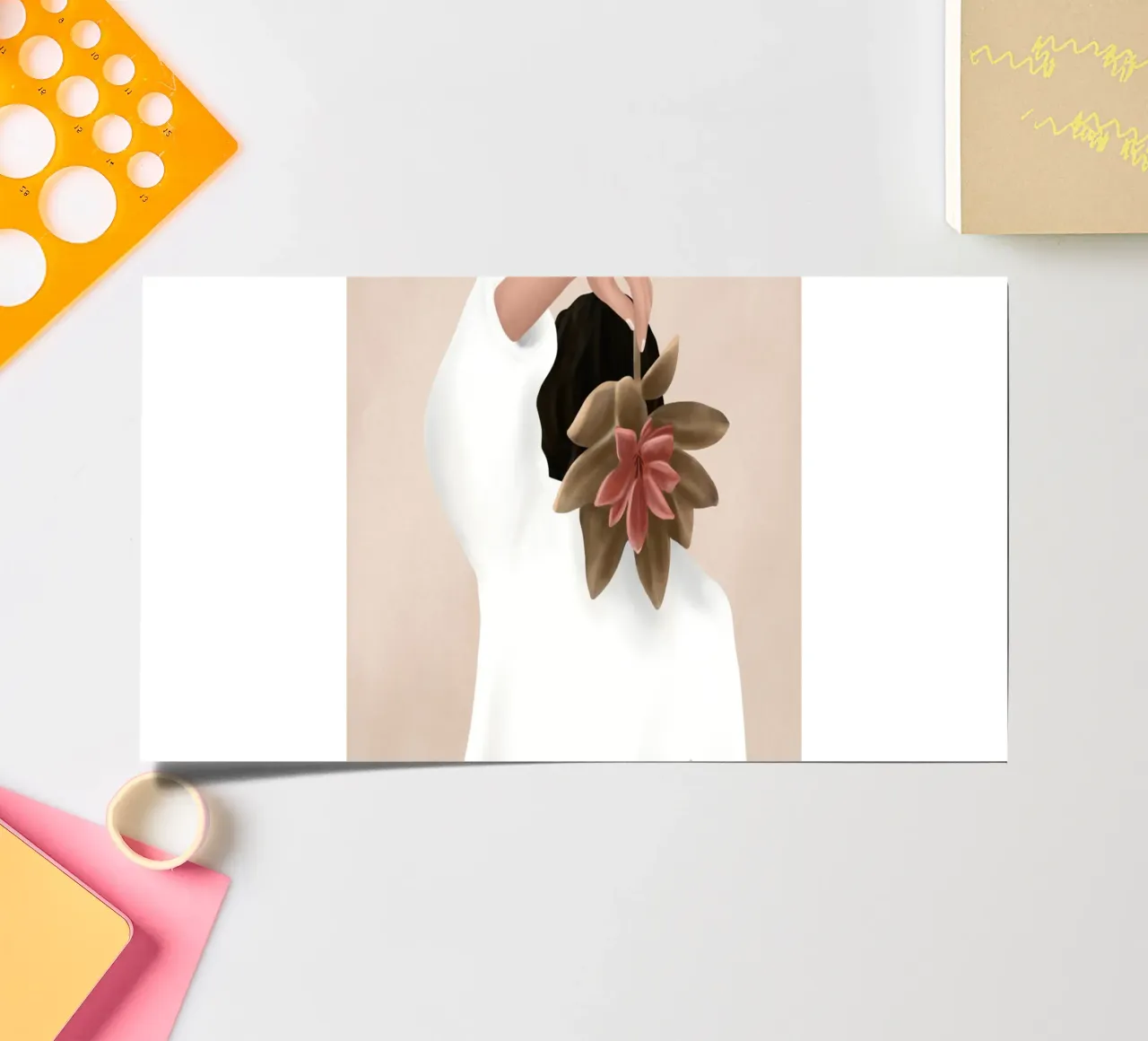 With a Flower sticker sheet by Flow Line
