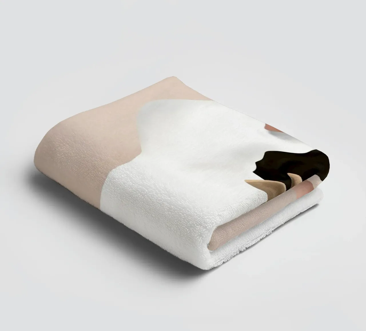 With a Flower towel by Flow Line
