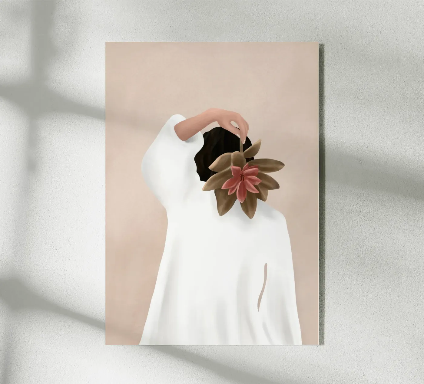 With a Flower acryl van Flow Line