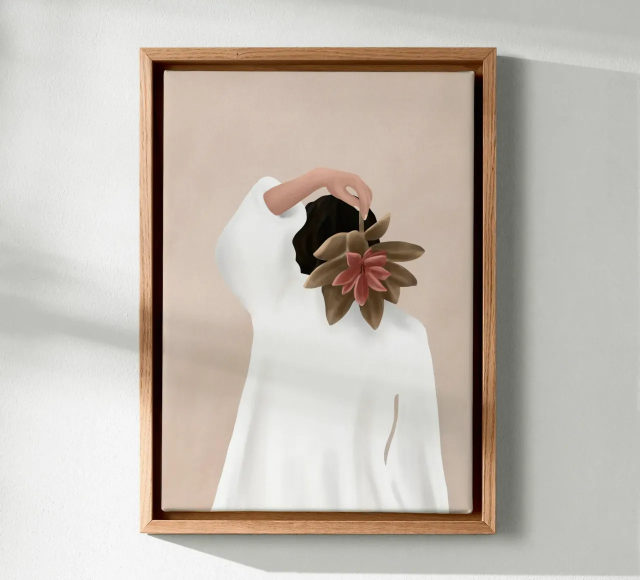 With a Flower canvas by Flow Line