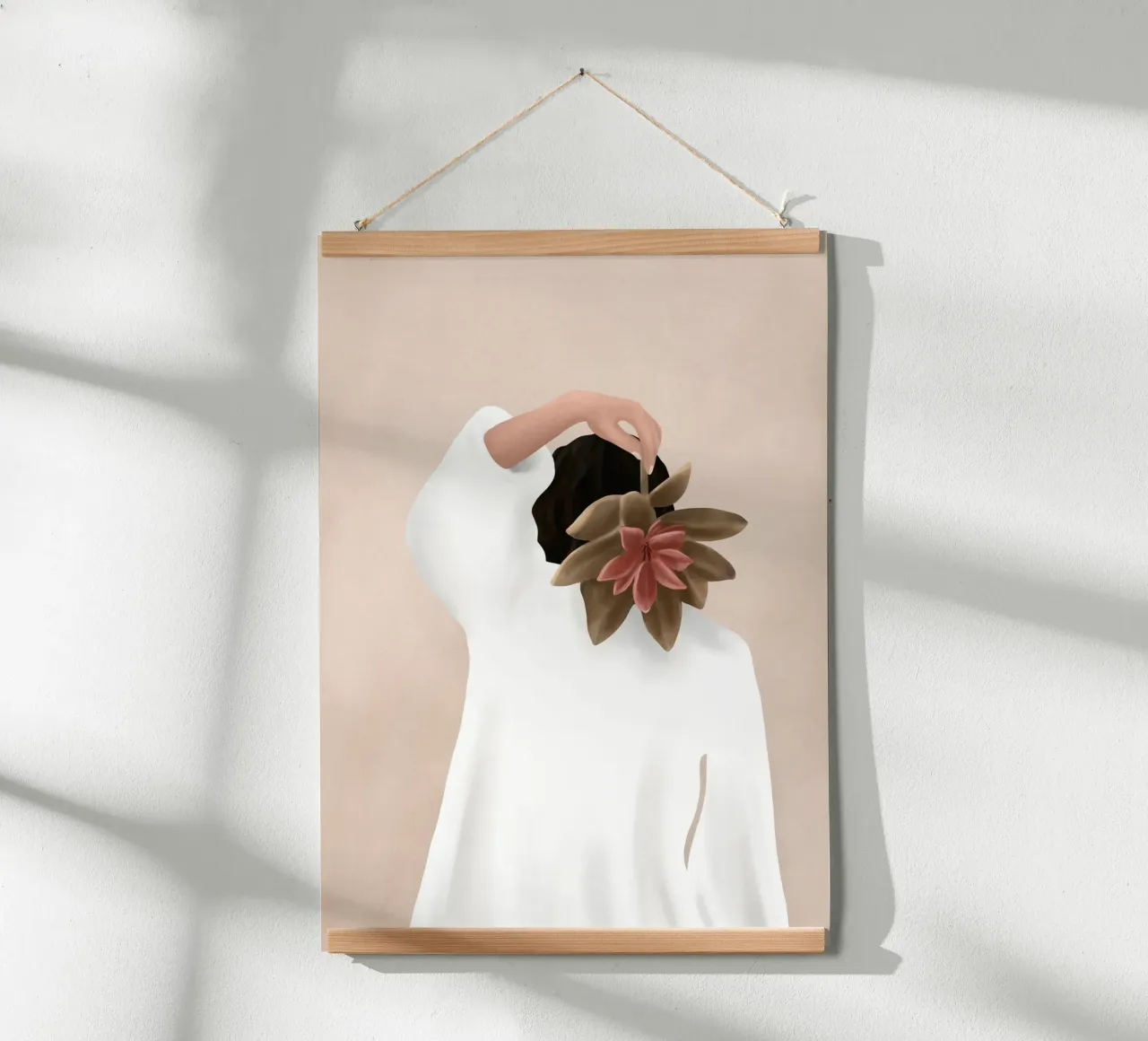 With a Flower poster by Flow Line