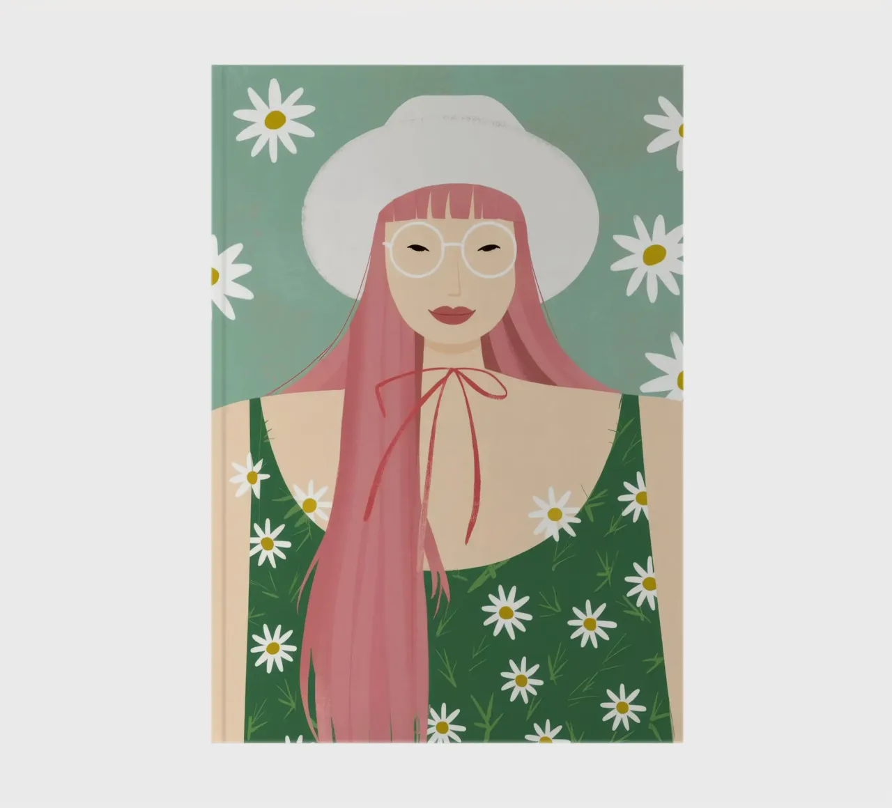 Bloeiende zomerse elegantie notitieboek van Twilight Muse