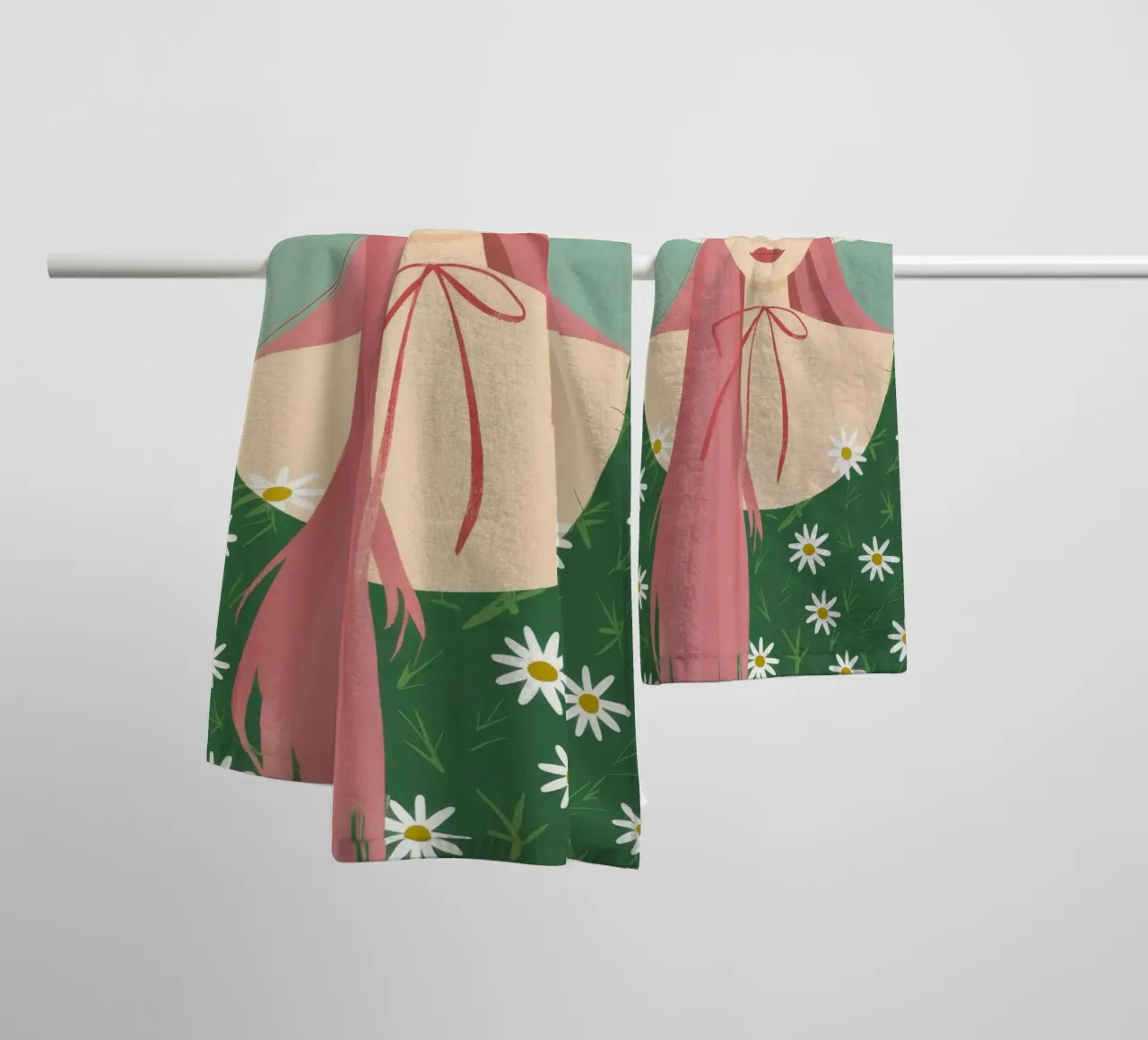 Eleganza estiva in fiore asciugamano da bagno da Twilight Muse