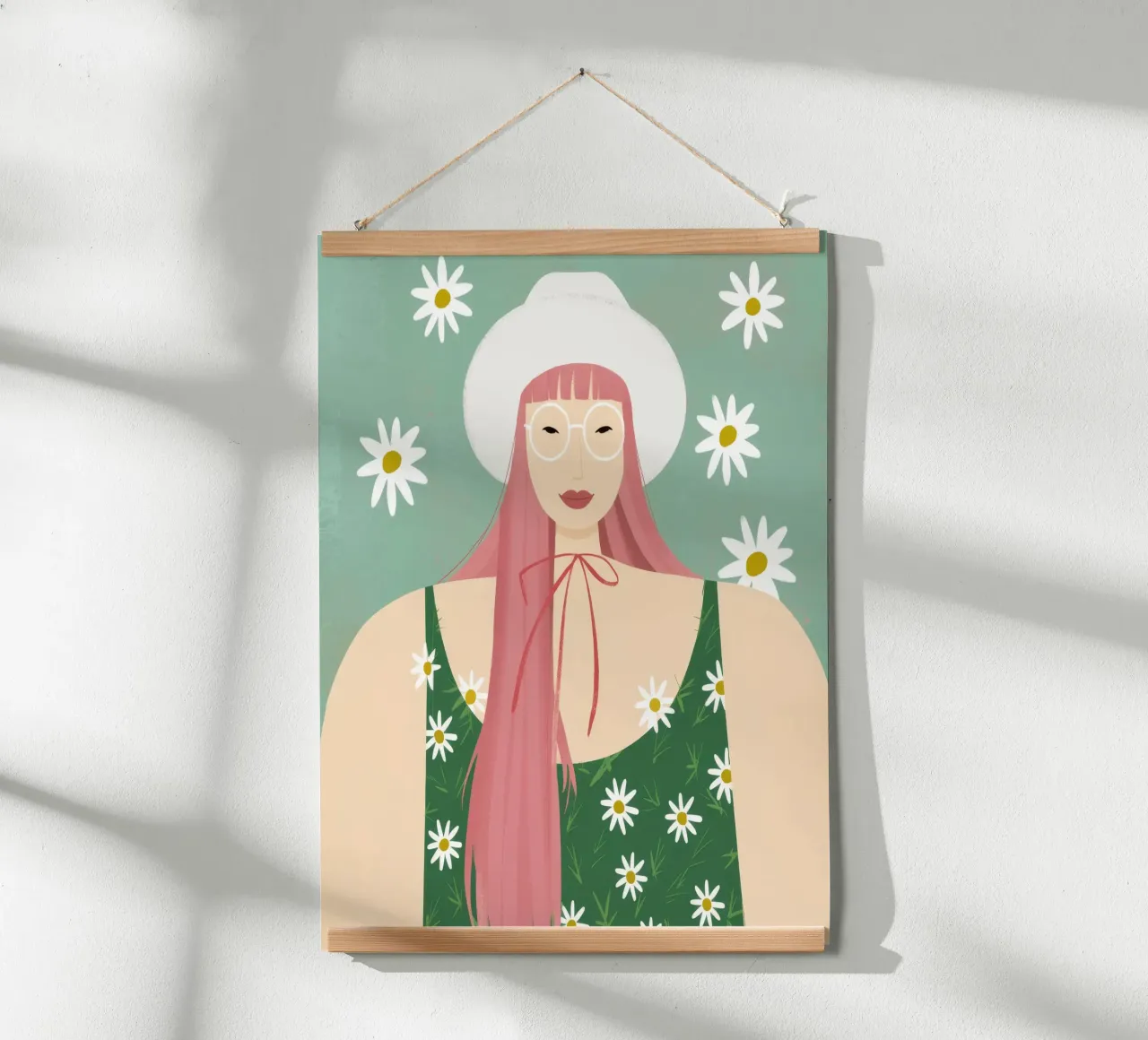 Blossoming Summer Elegance poster by Twilight Muse