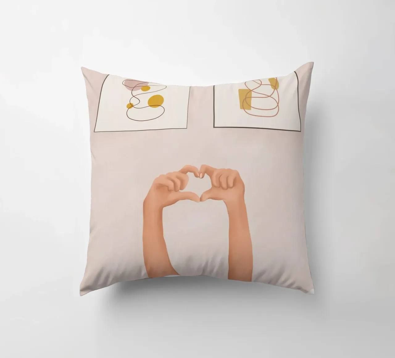 Hand Heart cuscino da Flow Line