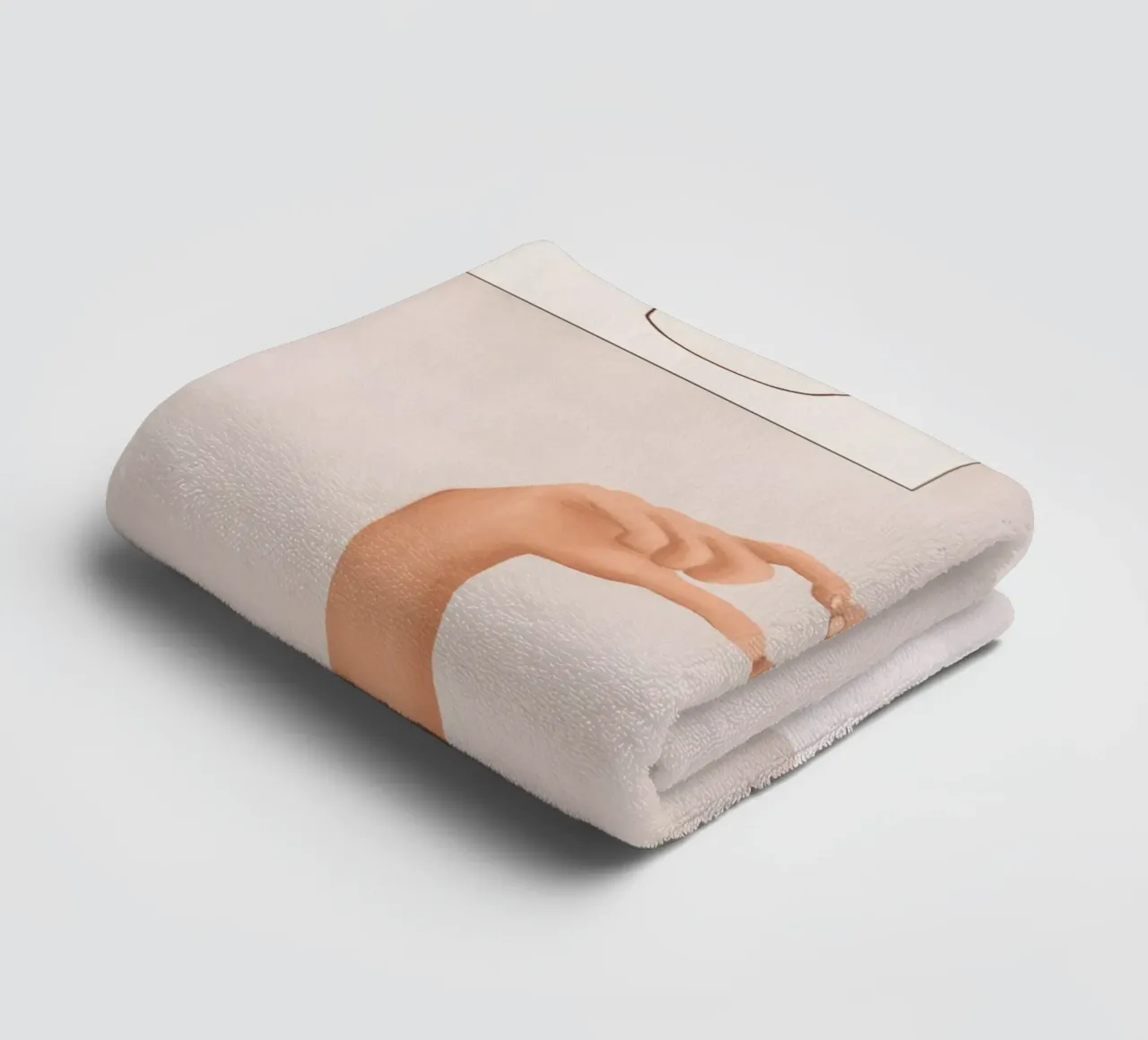 Hand Heart asciugamano da bagno da Flow Line