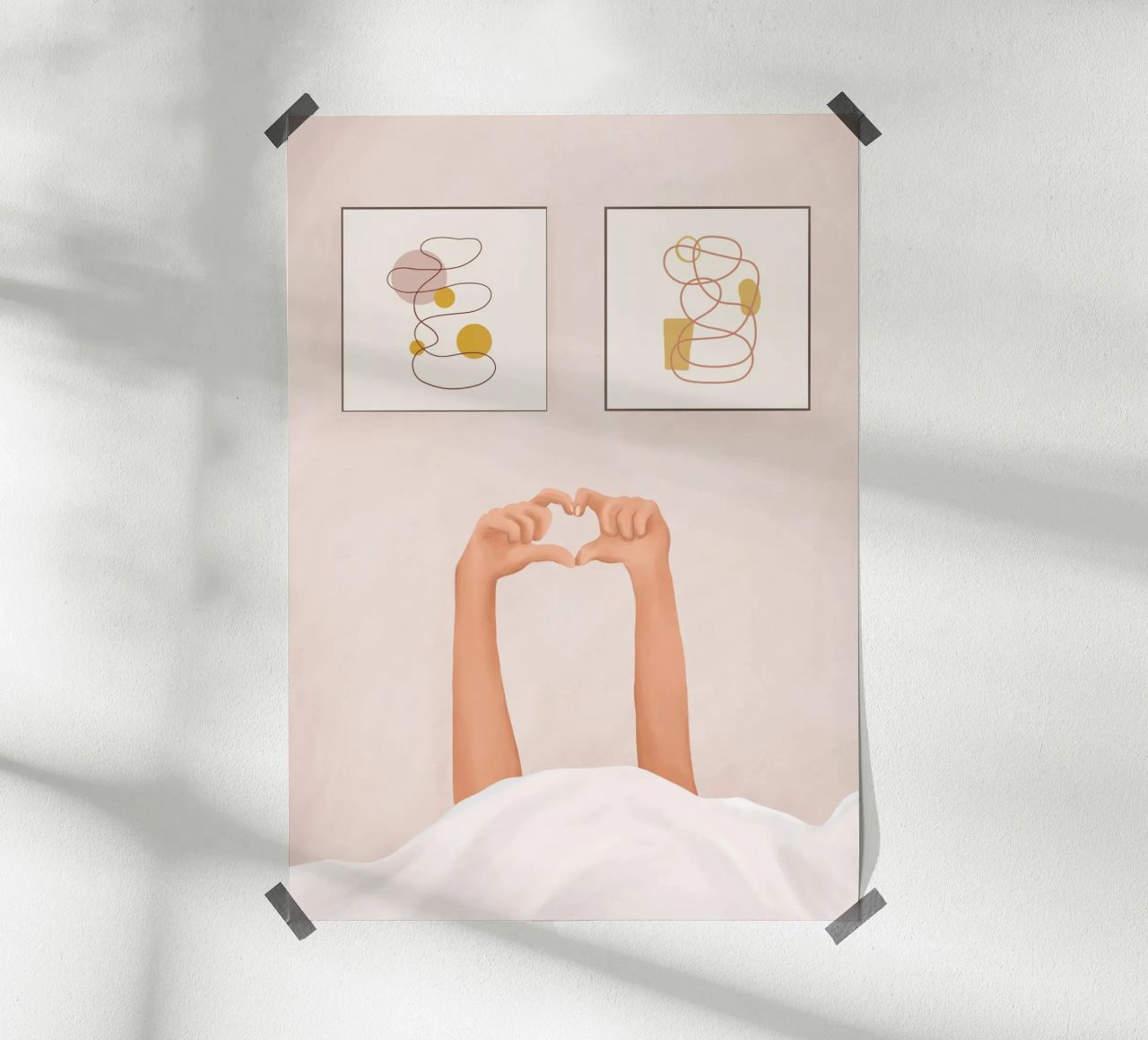 Hand Heart poster de Flow Line