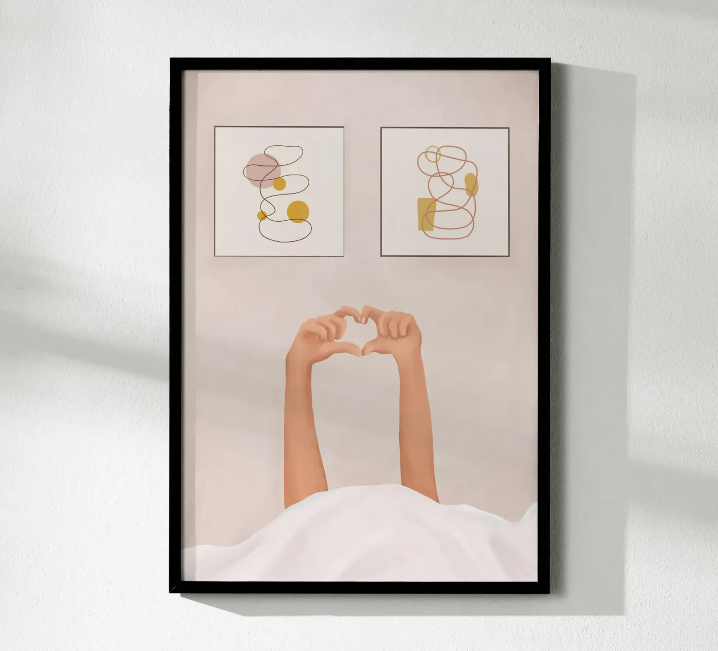 Hand Heart poster da Flow Line