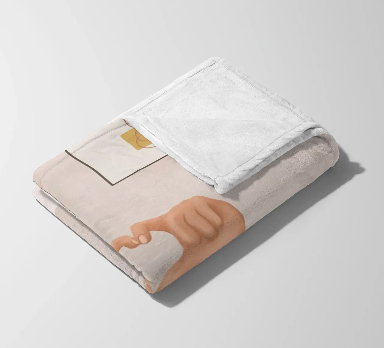 Hand Heart coperta in pile da Flow Line