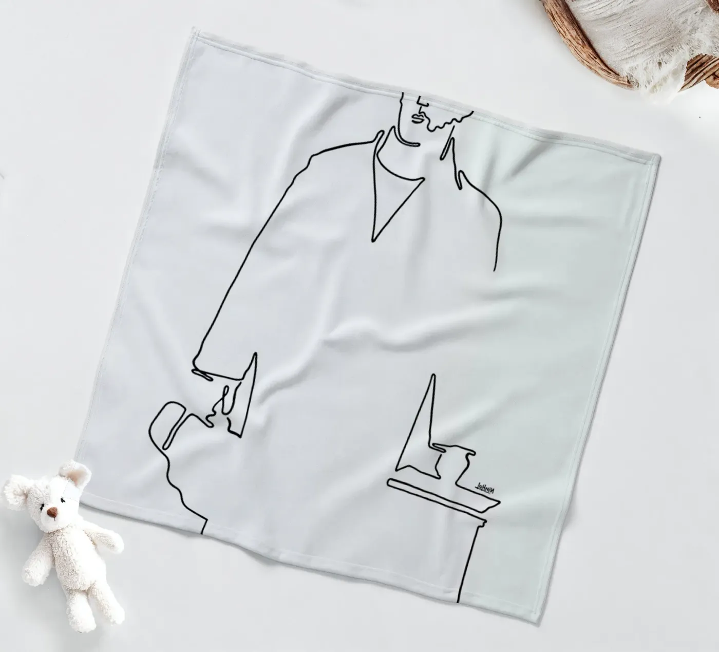 Leon fleece blanket by Ninhol