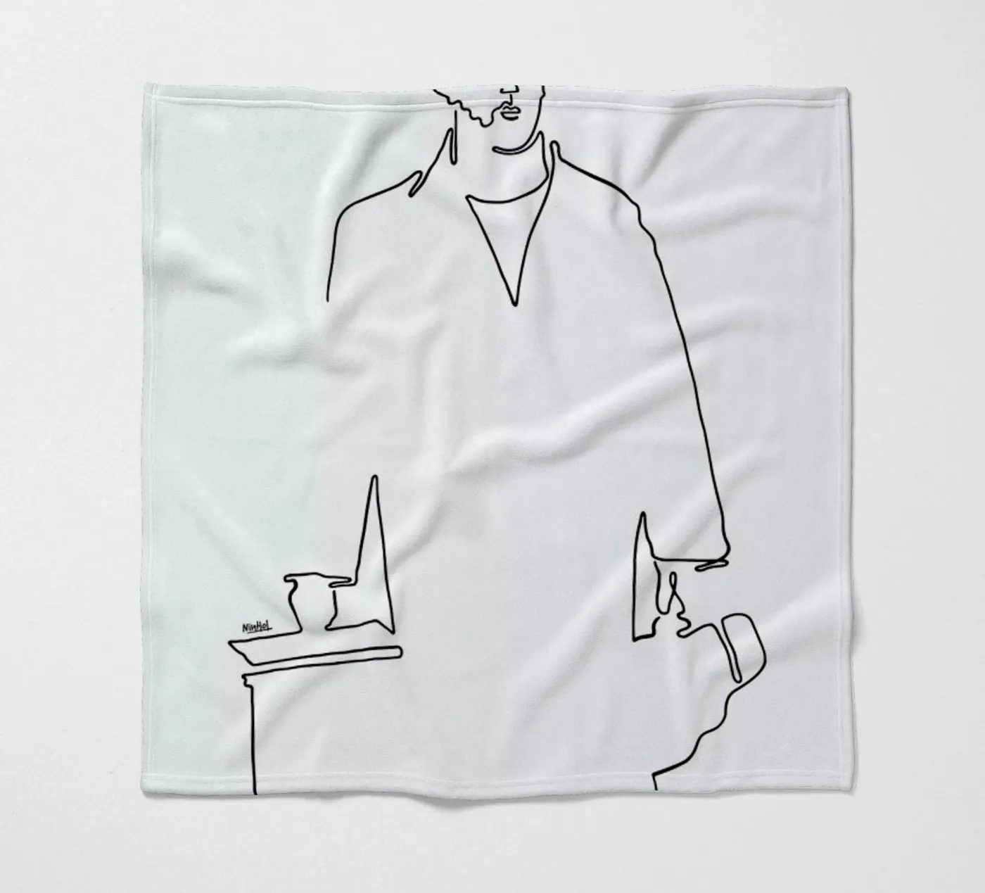 Leon fleece blanket by Ninhol