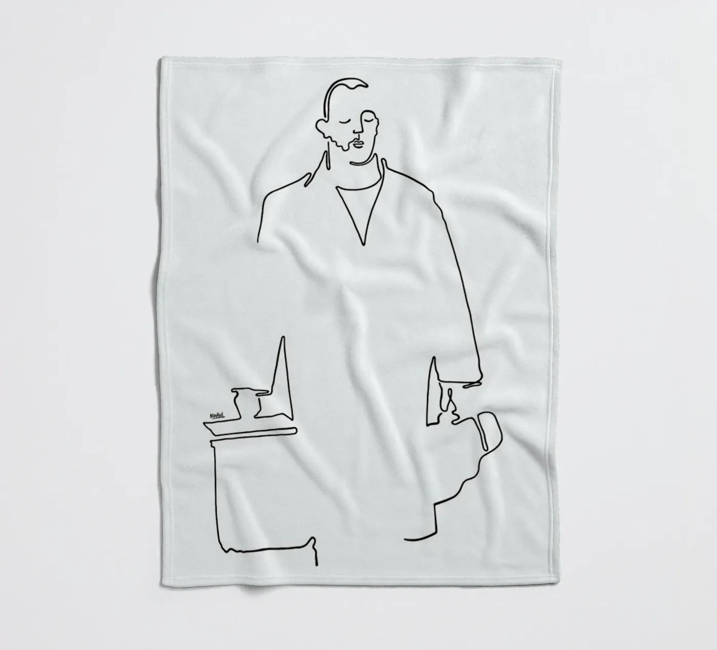 Leon fleece blanket by Ninhol